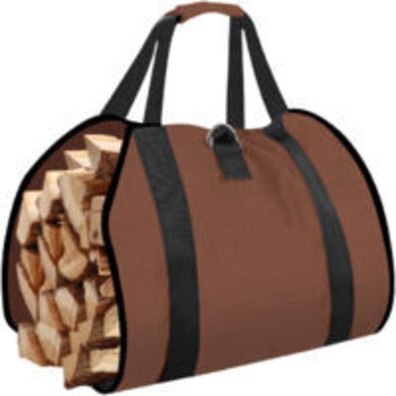 1 Stück, Wachs-Canvas-Kaminholzträger-Handtasche – Brennholz-Holzträger, extra große, robuste Handtasche, 99 x 46 cm