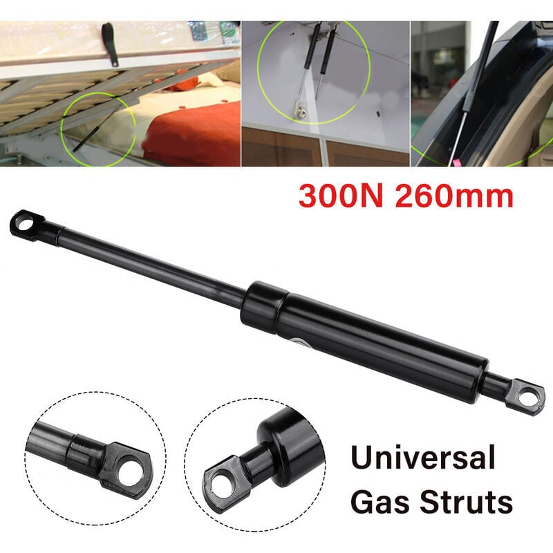 1 stücke 300N 260mm Auto Gasdruckfedern Lift Unterstützung Frühling Dämpfer für Universal Auto Modell