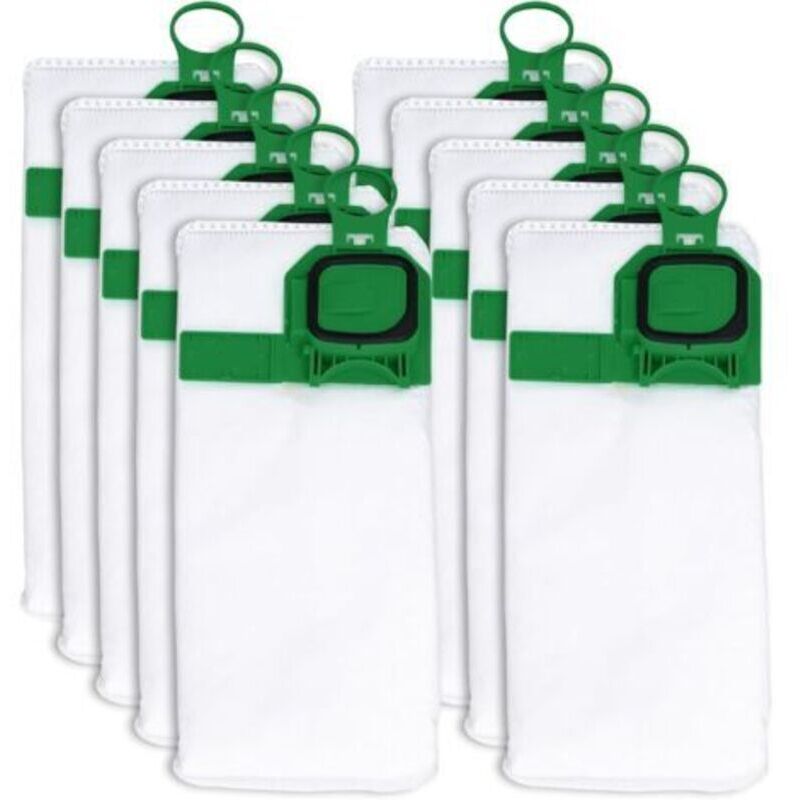 10 Beutel für Vorwerk Folletto VK140, Beutelzubehör für Vorwerk Folletto VK150, FP140, FP150 Staubsauger-Ersatzzubehör