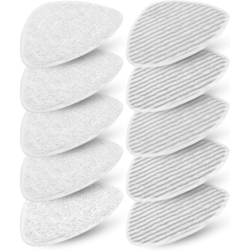 10 Dampfbesenbezüge für Vileda Steam und Vileda Steam Plus, Dampfreiniger-Mopp-Nachfüller für Vileda, Mikrofaser-Dampfreiniger-Zubehör