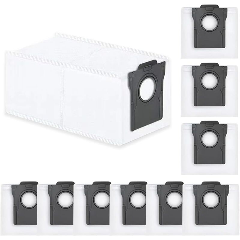 10 Ersatzstaubbeutel für Dreame L10s Pro Ultra Heat/ L10s Ultra Gen 2/ X40 Ultra/ L40 Ultra/ X30 Ultra/ X50 Ultra Complete/Mova E30 Ultra, 3,2 l
