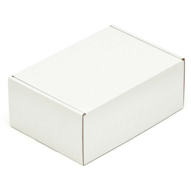 Kk Verpackungen - 10 Faltschachteln 220 x 160 x 90 mm Post Versandkartons Wellpappe Kartons weiß