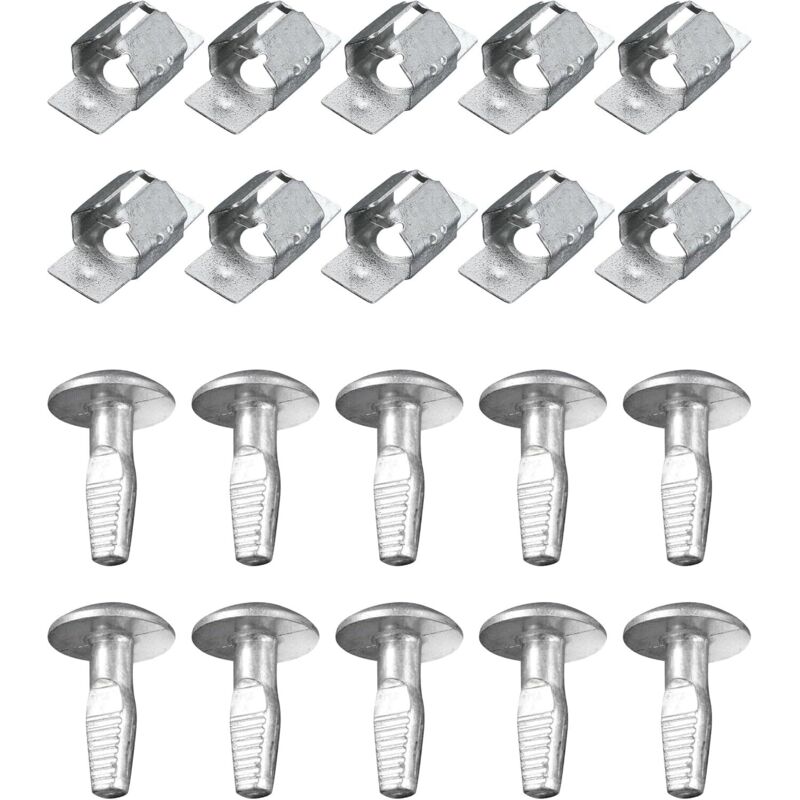 10 Kfz-Befestigungsclips, Kfz-Clips, Kfz-Befestigungsclip-Sets, Kfz-Clips aus Aluminiumlegierung, Kfz-Zubehör, Kfz-Reparaturclips, für 206, 207, 406,