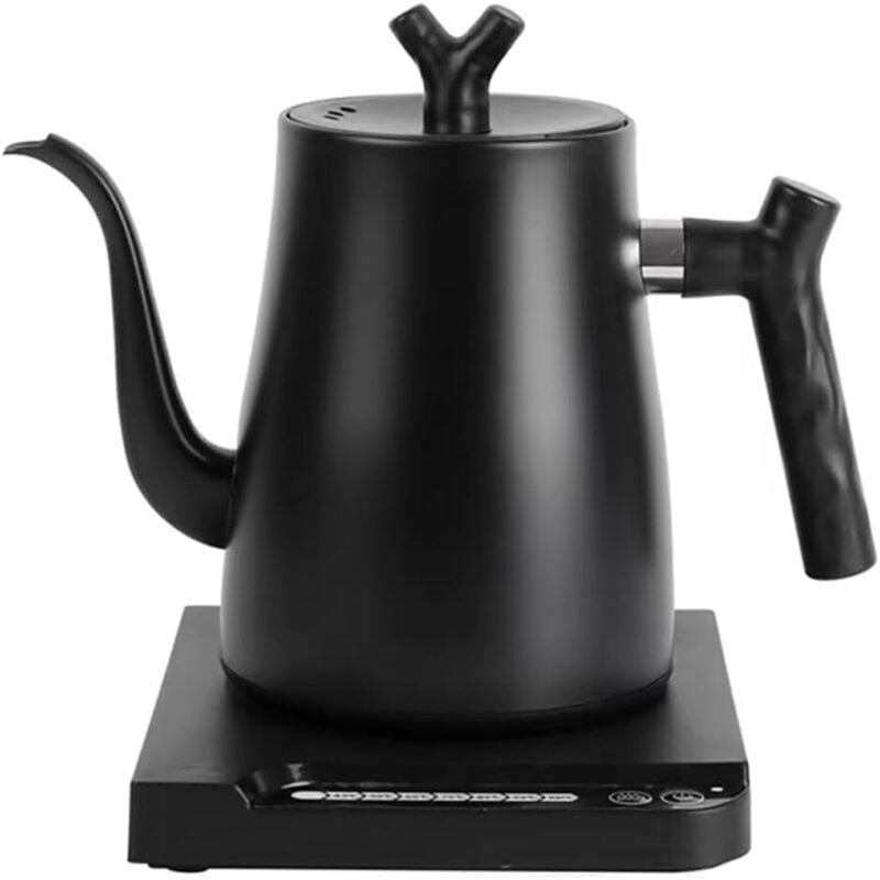 1,0 l Smart-Wasserkocher mit Schwanenhals und 7 Temperaturreglern, elektrischer Wasserkocher, 0,5–24 Stunden Warmhaltezeit, 1000 W Wasserkocher mit
