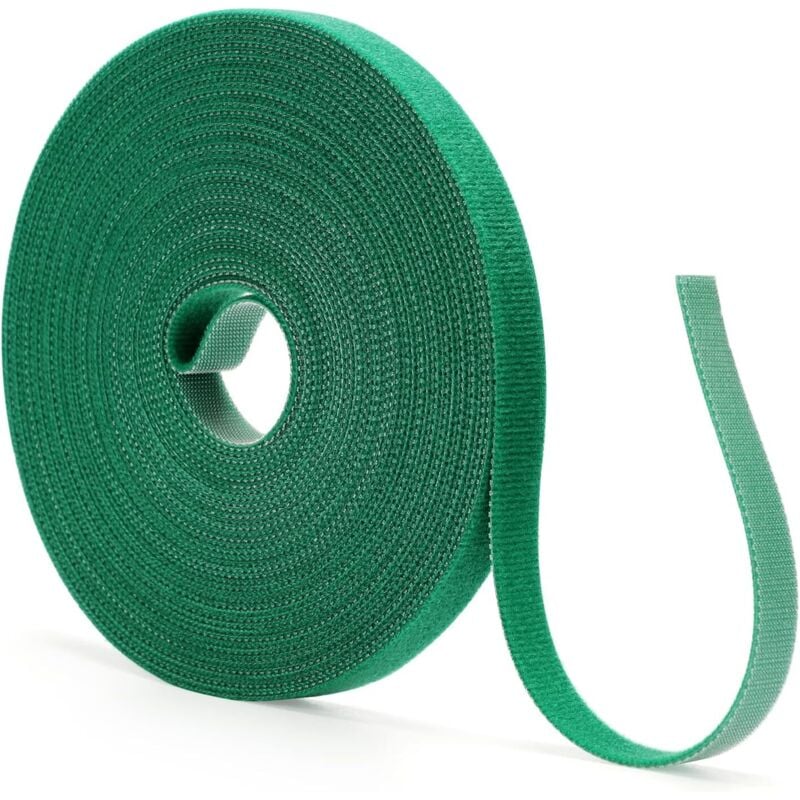 10 m Gartenbefestigung für Pflanzen, 12 mm wiederverwendbares Befestigungsband für Pflanzen, Befestigung für festsitzende Pflanzen