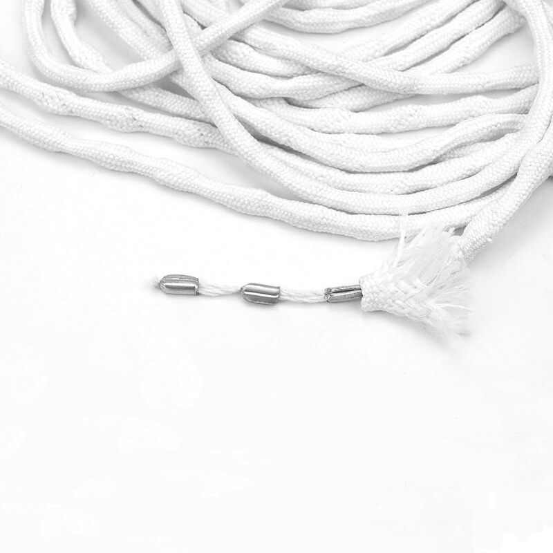 10 m Vorhang-Bleidraht, Vorhang-Bleizopf, Vorhang-Bleiseil, Vorhang-Blei, Vorhangdraht für Badematte, Duschvorhang, Tischdecke, Moskitonetz (30 g/m)