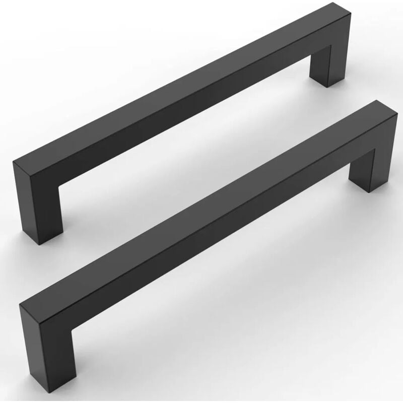 10 Pack Matte Black Cabinet Pulls 5 Inch Black Kitchen Cabinet Handles Küchengriffe für Schränke Black Cabinet Hardware Stainless Steel Kitchen