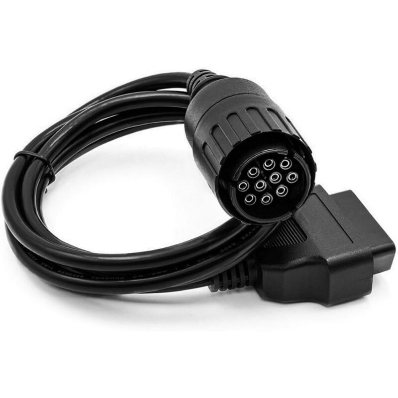 10-poliges OBD2-Ersatzdiagnosekabel für BMW ICOM D-Modul. 10-poliges OBD-Kabel kompatibel mit BMW-Motorrädern.