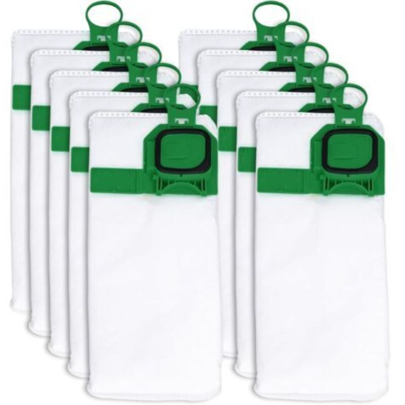 10 Staubsaugerbeutel für Vorwerk Folletto VK140, Beutel Zubehör für Staubsauger Vorwerk Folletto VK150, FP140, FP150 Dampfreiniger Zubehör Ersatz