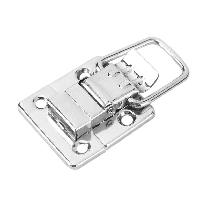 10 Stück Catch Lock, Silver Fastener Toggle Clamp Clip Latch Brust Hasp für Koffer Toolbox Schubladenschrank Koffer
