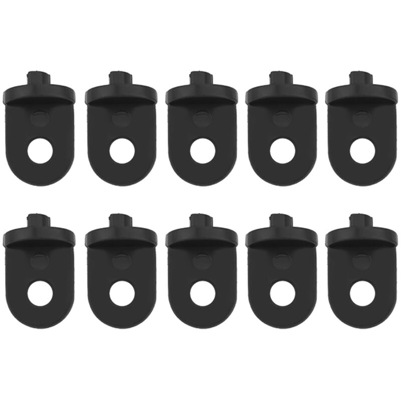 10 Stück Kunststoff-Gewächshaushaken, Pflanzen- und Blumenaufhänger, praktische Gewächshaushaken, Pflanzen- und Blumenaufhänger-Clips für Terrasse,