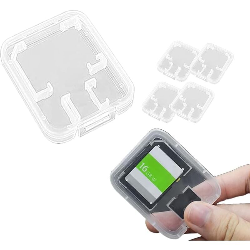 10 Stück sd Karten Aufbewahrung sd Karten hülle tf Card Case Karten Hüllen für Speicherkarten Aufbewahrung