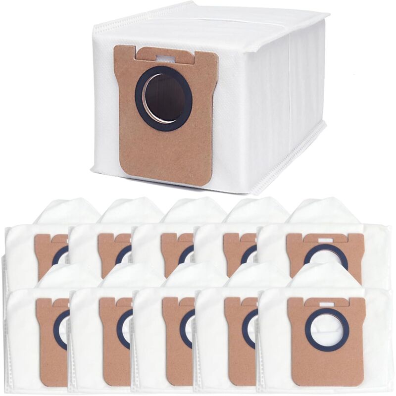 10 Stück Staubsaugerbeutel für Dreame L10s Ultra, Dreame L10 Ultra, L20 Ultra, X40 Ultra Saugroboter, Staubbeutel Ersatz Beutel Zubehörset, 2,5L