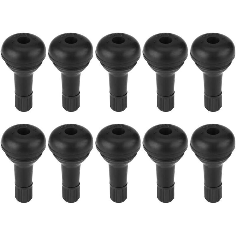 10 Stück TR415 Gummi-Reifenventile für Autos, Motoren, Räder und Schnappventile - Ersatzteile für schlauchlose Felgen