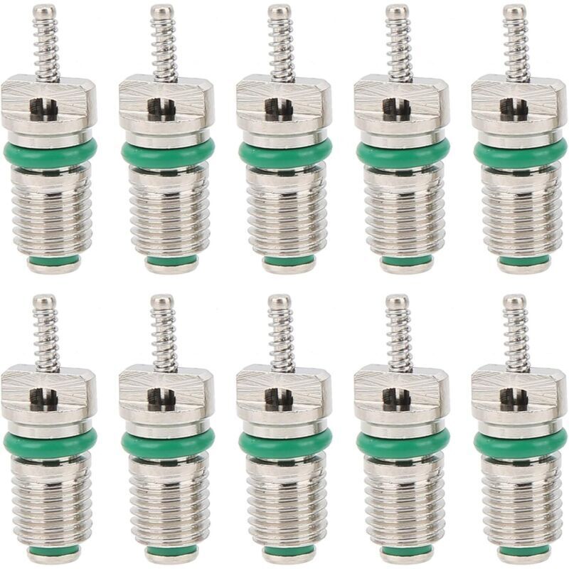 10-teiliges Klimaanlagen-Ventilset, R134a-Klimaanlagen-Ersatzteil für die meisten Fahrzeuge