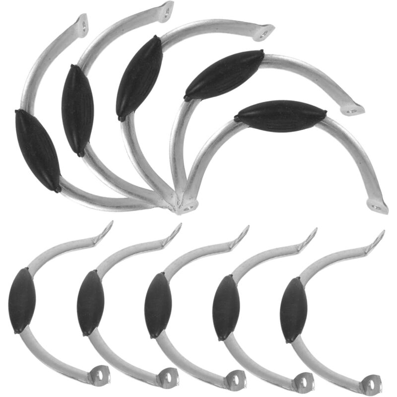 10-teiliges Set Ersatzgriffe für Töpfe und Pfannen aus Edelstahl, für Dampfgarer, Woks und Suppentöpfe