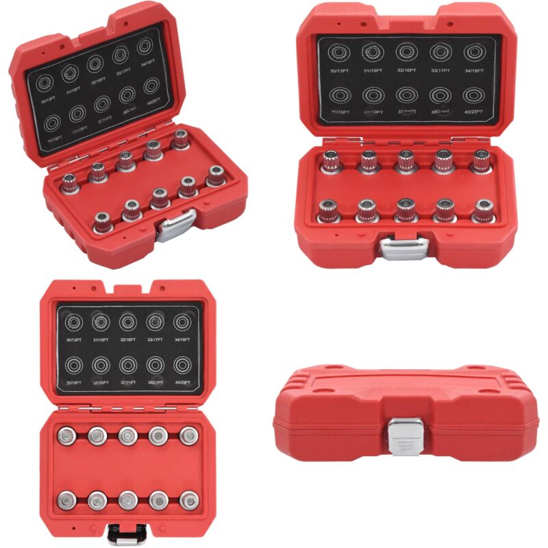 10-tlg. Radmuttern-Set Felgenschloss für bmw - bmw Radmutter - Felgenschloss - Radmuttern Satz - Chrom Molybdän Stahl - Werkzeug - Home & Living