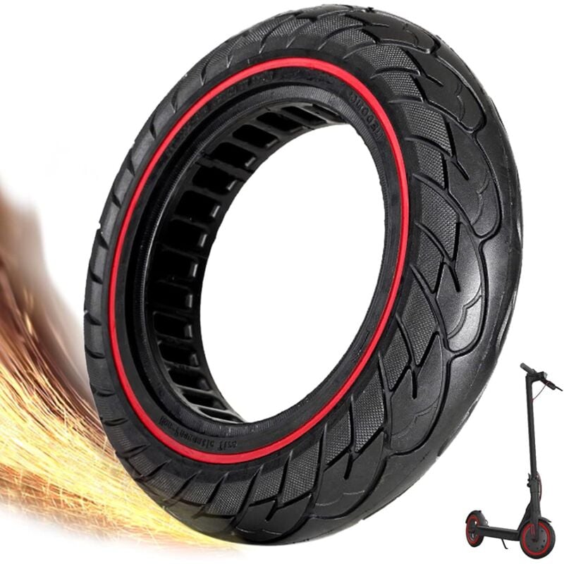 10-Zoll-Scooter-Vollreifen für Xiaomi PRO, 10 x 2,125 Scooter-Reifen, Scooter-Vollrad, Scooter-Schlauchlosreifen, Scooter-Pannenschutzreifen,