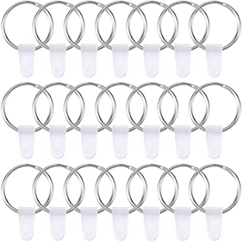 100 Sets Schlüsselanhänger Ringe für Handwerk Blank Metall Schlüsselanhänger Stecker Schlüsselanhänger