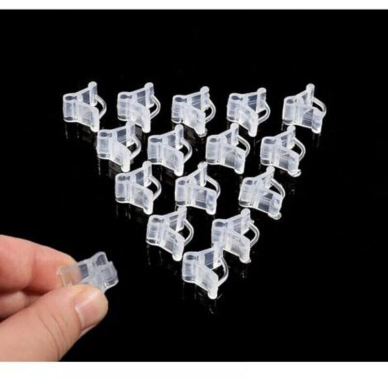 100 spezielle Veredelungsclips: Veredelungsclips für Tomatensämlinge, Auberginen, Orchideen und Jungpflanzen