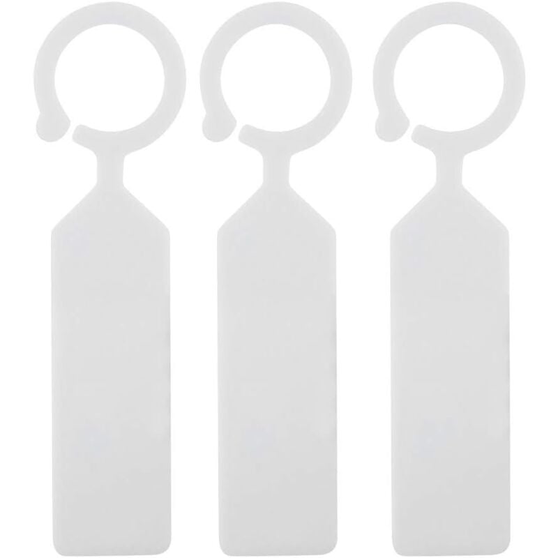 100 Stück Etiketten, Pflanzen, Markierung, Kunststoff, wasserdicht, für Pflanzen, Bäume, dicke Kunststoff-Garten-Hängeetiketten, Blumen- und