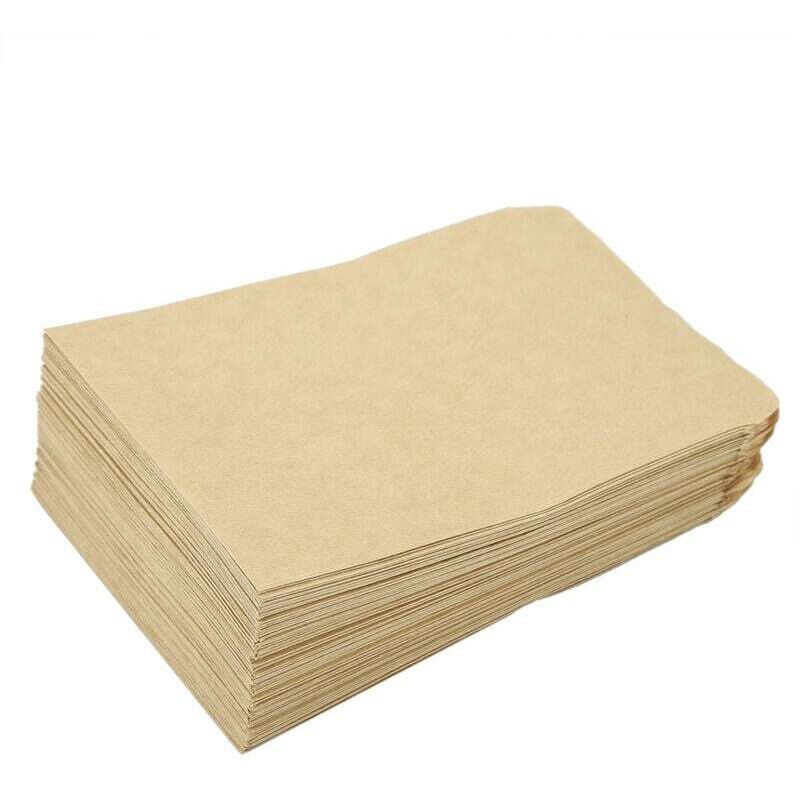 KZQ - 100 Stück Kraftpapiertüten für Hühneraugen, Weizen, Reis, Samen, Verpackung, Aufbewahrungstasche, Umschlag, Stil 913 cm, a