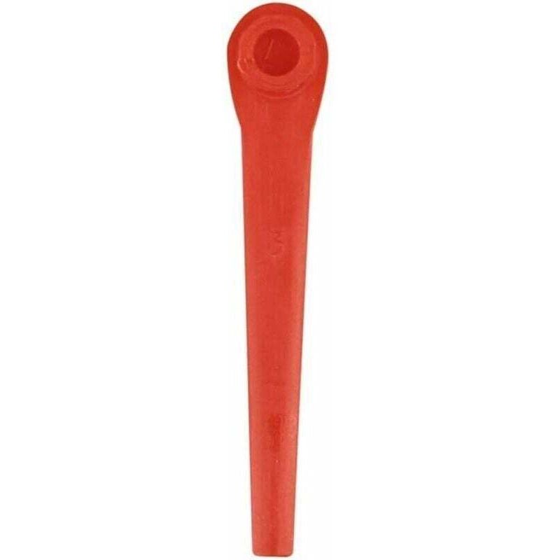 100-teiliges Set Kunststoffmesser für Gardena-Rasentrimmer, Ersatzmesser für Gardena-Rasentrimmer und Akku-Rasentrimmer