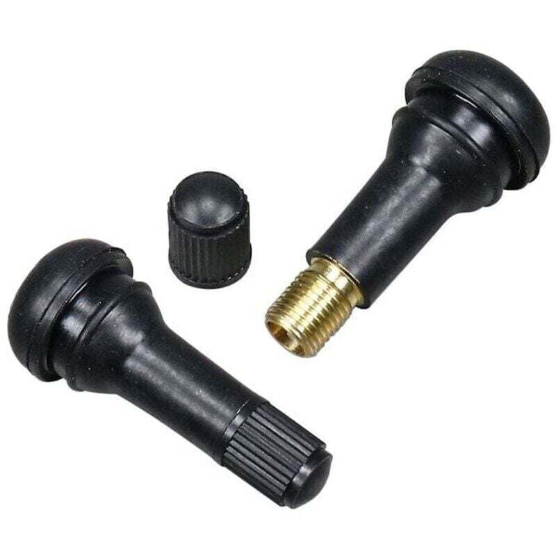 100 TR413 Autoreifenventile, universelle schlauchlose Ventile, Gummiventile für Autos, Druckgummiventile, Reifen für die meisten Autos, Motorräder