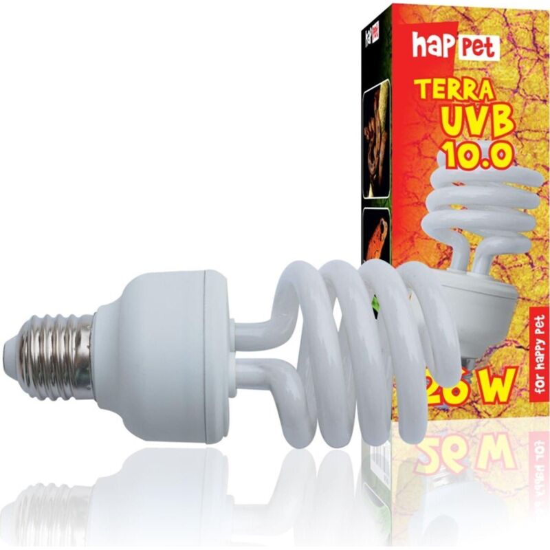 Happet UVB Lampe Natural 26W 15 cm für Terrarium
