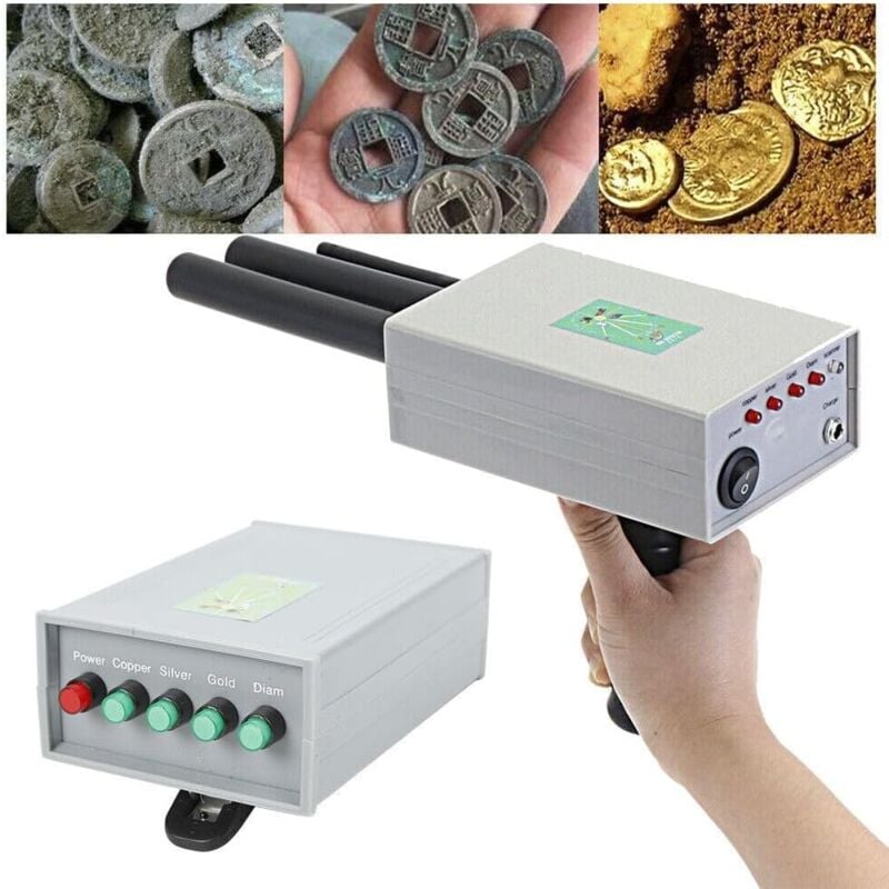 1000M Golddetektor Gold Metal Detector Metalldetektor Metallsuchgerät Dual Probe