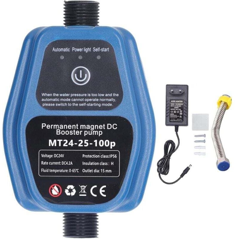 100W abs Booster Pumpe Haushalt Wasser Druck Booster Pumpe für Küche Waschbecken Dusche DC24V eu Stecker AC100-240V