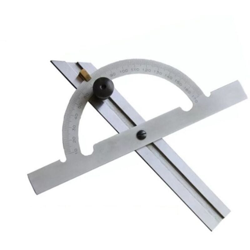 (100x150mm, 10 - 170°) 1 Stück Winkelmesser mit Schlitten