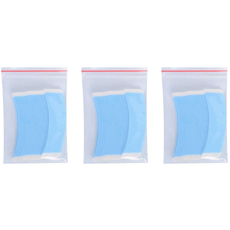 108 Teile/Los Perücken Klebe Streifen Feste Haar Verlängerung Doppel Klebeband Wasserdicht und Schweiß für Toupet Spitzen Perücken Film