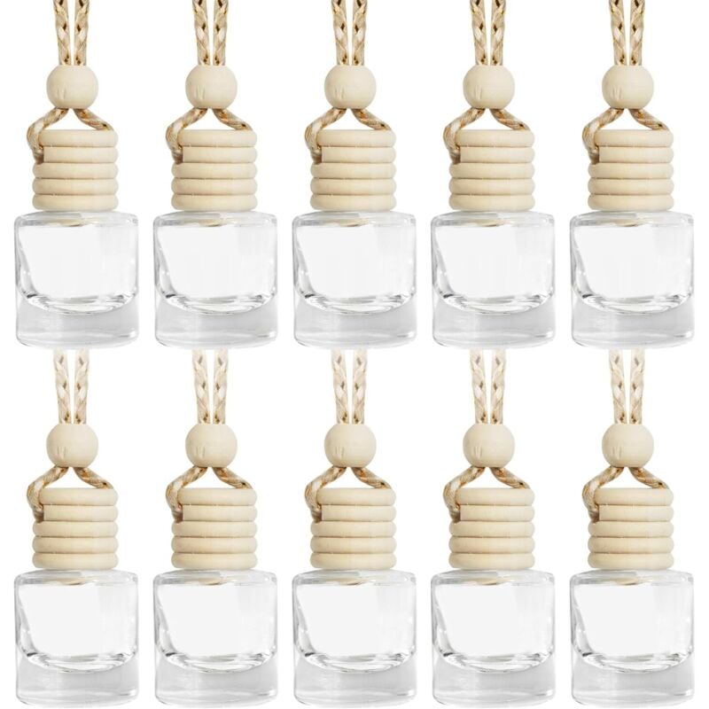10er-Pack Auto-Diffusoren, leere Auto-Diffusoren, Auto-Parfüm-Diffusoren, Auto-Diffusoren für ätherische Öle, leere Parfüm-Diffusorflaschen, geeignet