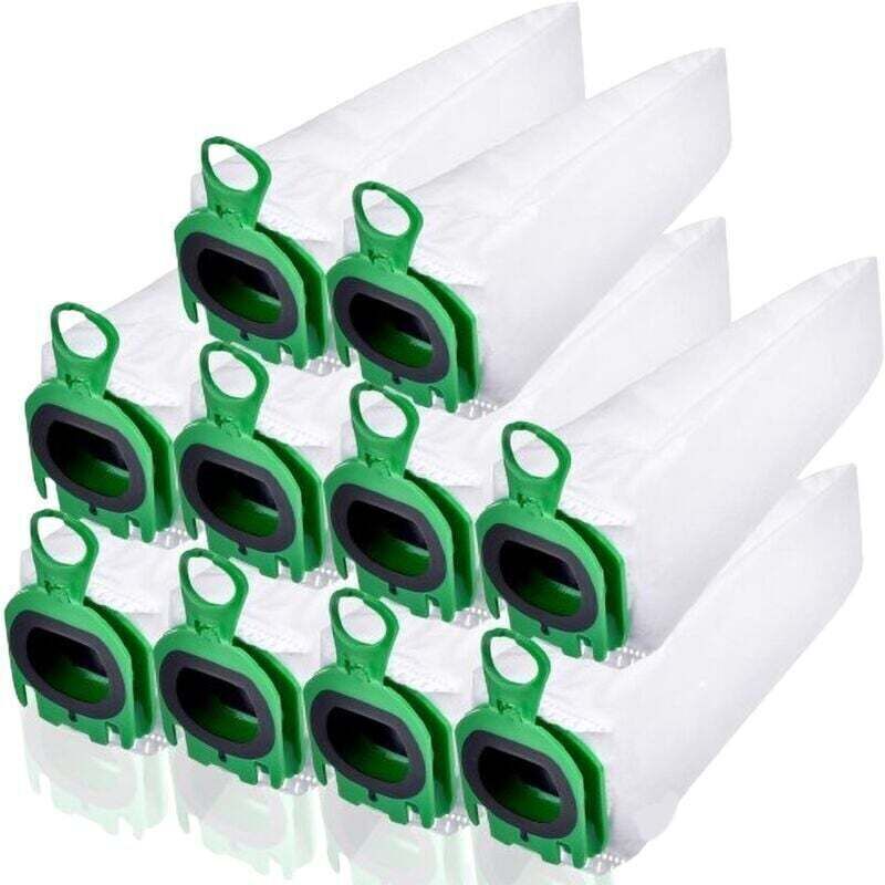 10er-Pack Beutel für Vorwerk Kobold VB100 VB 100 FP100 FP 100 Staubsauger, Ersatz-Staubbeutel-Set, Vorwerk Staubsaugerbeutel – TRIMEC