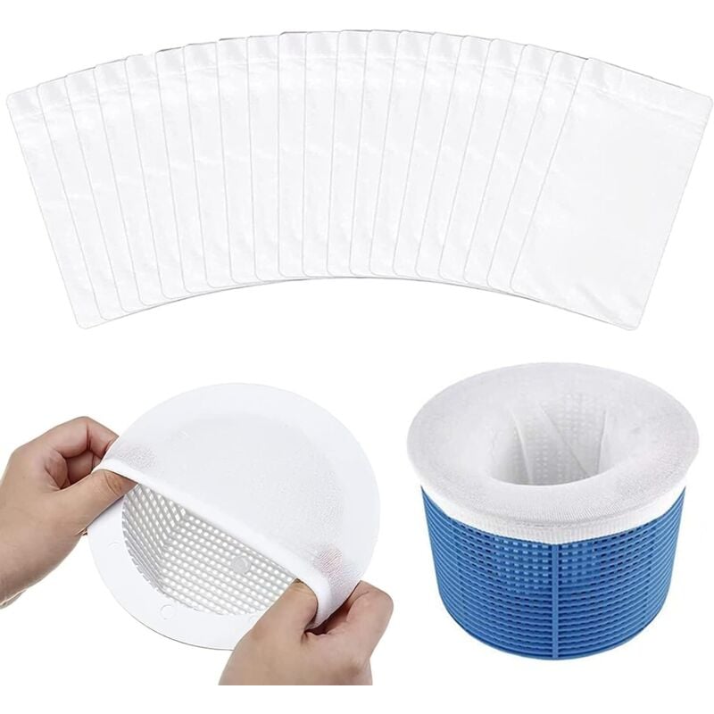 10er-Pack Pool-Skimmer-Socken, Pool-Skimmer-Filterkorb, abnehmbare Netz-Socken, Vorfilter-Skimmer-Socken, Pool-Reinigungsfilter,