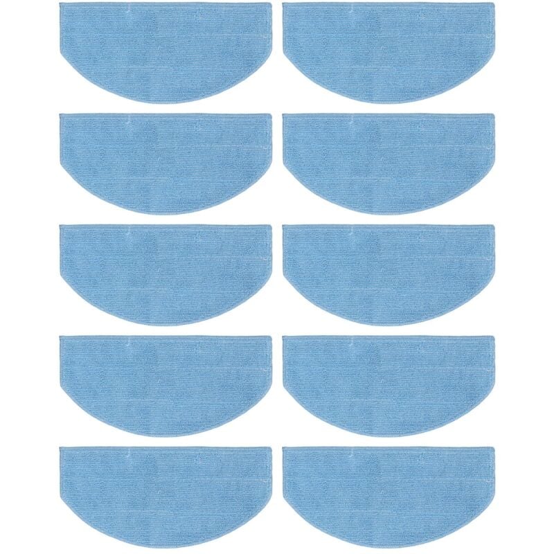 Ej.life - 10er-Pack Roboter-Staubsauger-Wischtücher, Roboter-Staubsauger-Wischtücher für Tikom G8000 G8000 Pro und Laresar Evol 3