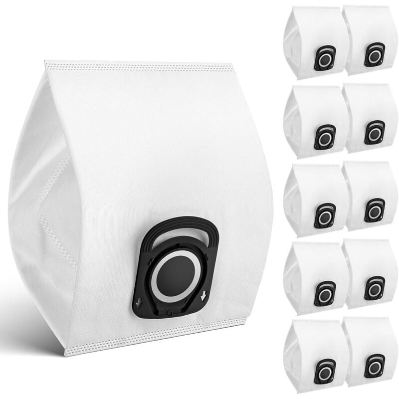 10er Pack Staubsaugerbeutel kompatibel mit Rowenta Hygiene+ Bags, Compact Power, Power XXL, Silence Force, X-Trem Power, Moulinex, Green Force Max