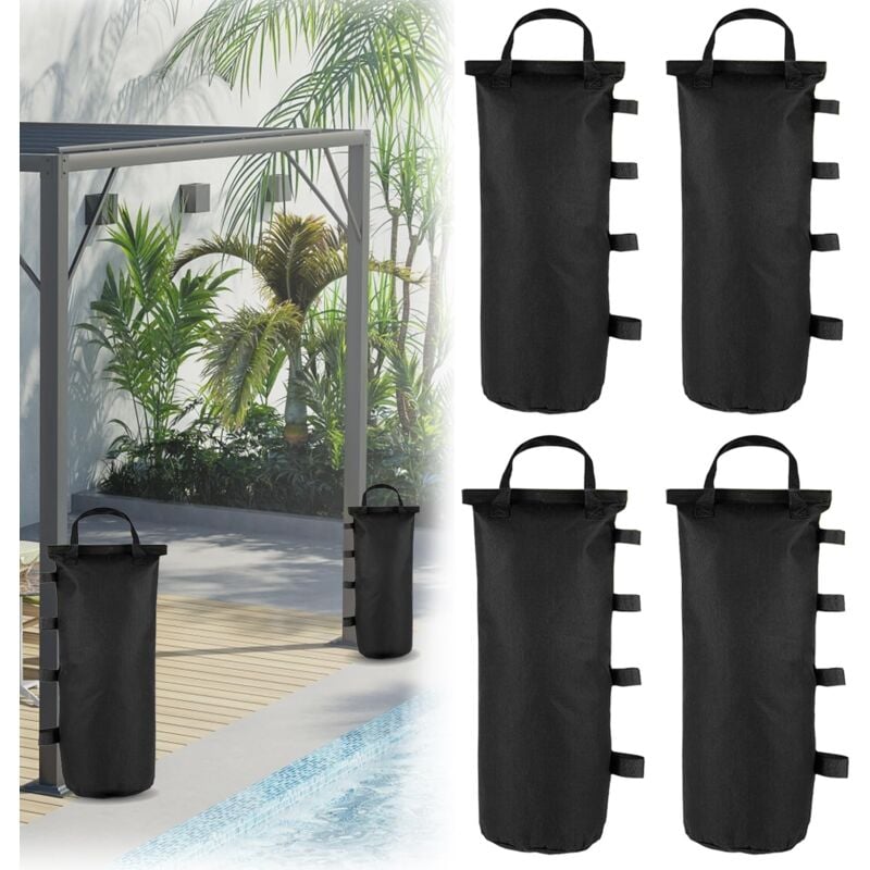 4-teilige Pavillon-Gewichtstasche, 20 x 50 cm Pavillon-Gewichtssandtasche, Pavillon-Gewicht Oxford 600D Pavillon-Gewicht