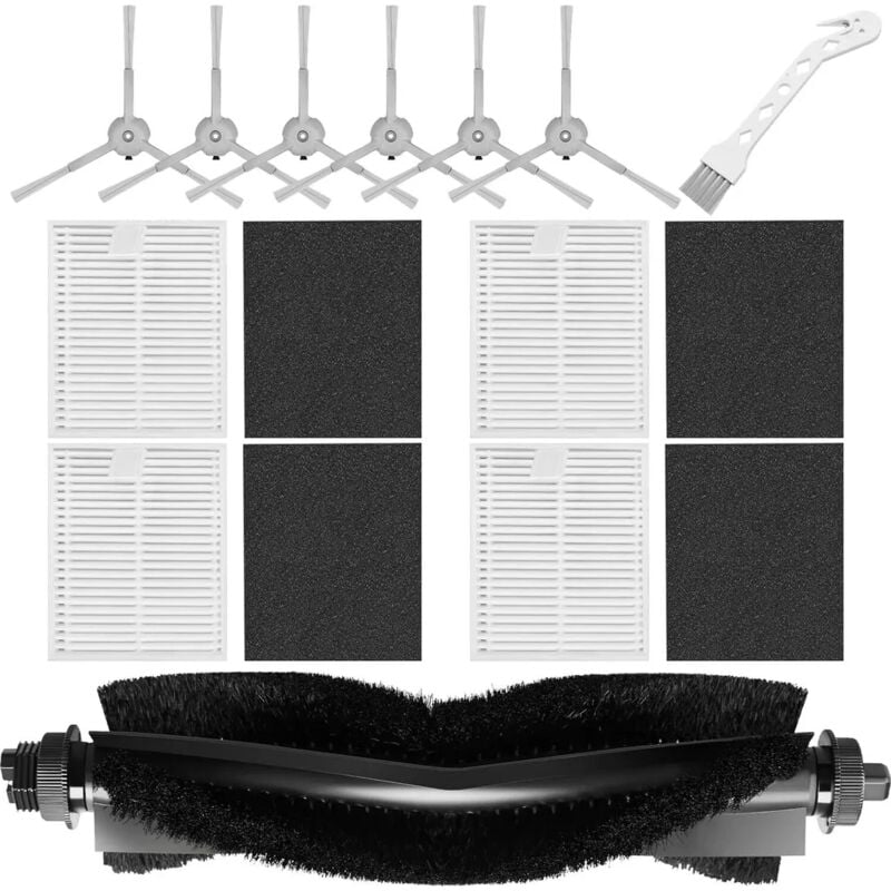11 Stš¹ck Ersatzteile fš¹r Eufy L60/ L60 ses/ L50/ L50 ses Saugroboter, Ersatz Zubehrset mit Eufy L50, L60 Serie Saugroboter, Zubehr-Set, 6