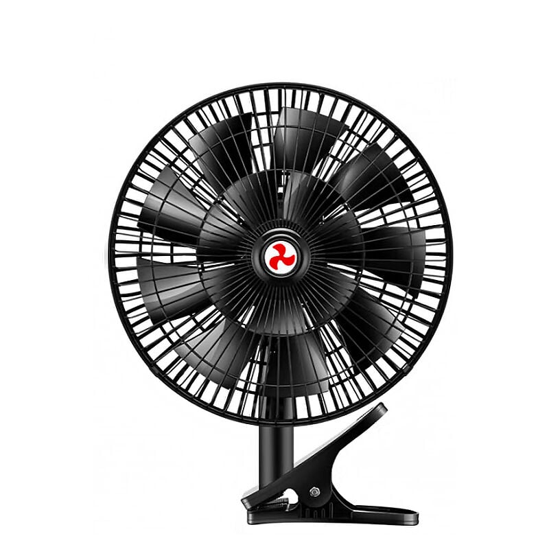 Bluedeer - 11 Zoll 24V 7-Blatt-Lüfter beweglicher Träger-Auto Ventilator oszillierende Auto Lüfter Kühler Selbstkühler Ventilator