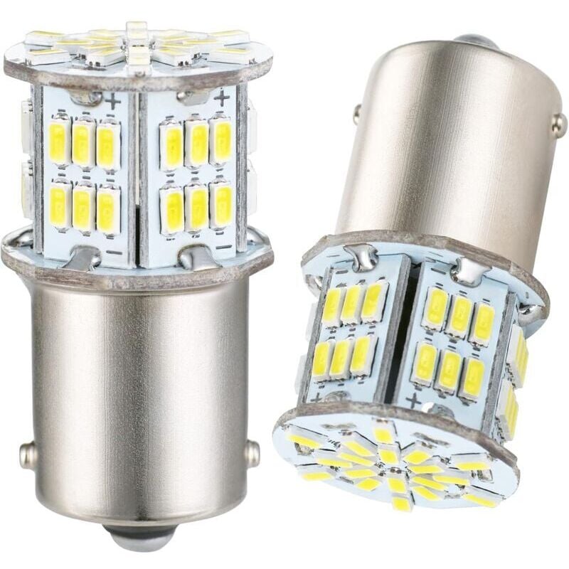Odipie - 1156 P21W LED-Lampen 54SMD BA15S 7506 1141 LED-Lampe für Blinker Rückfahrlicht Lenklicht Auto Nebelscheinwerfer Lampe 12V