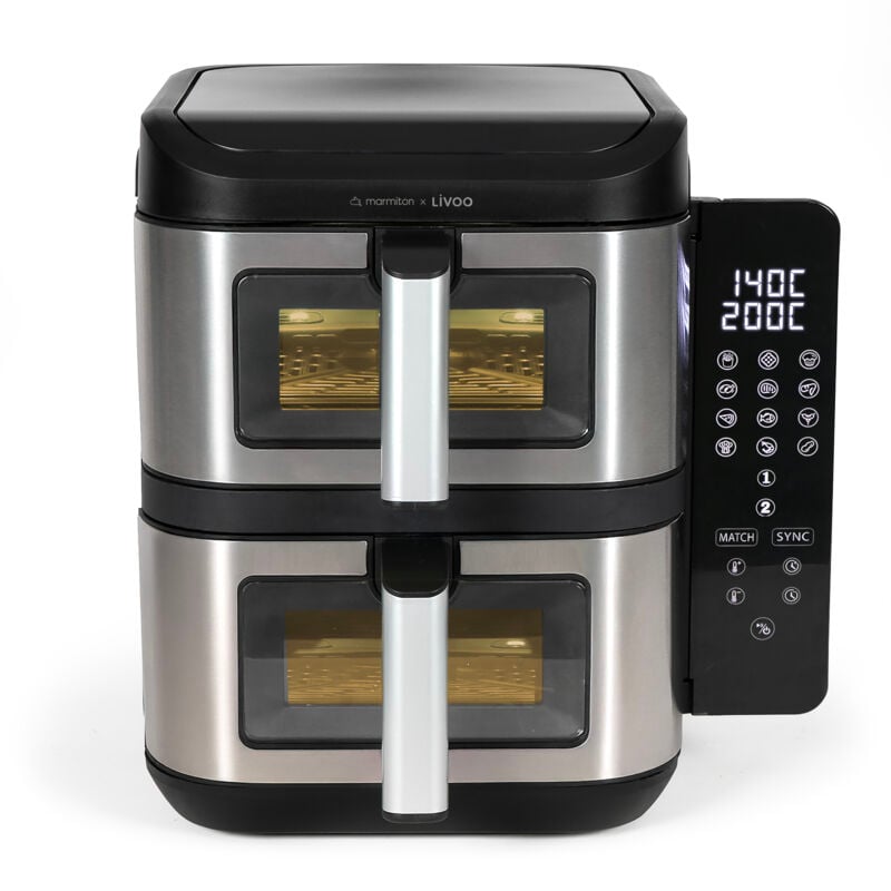 11l doppelkorb-luftfritteuse – livoo x marmiton - Livoo - DOC344CO