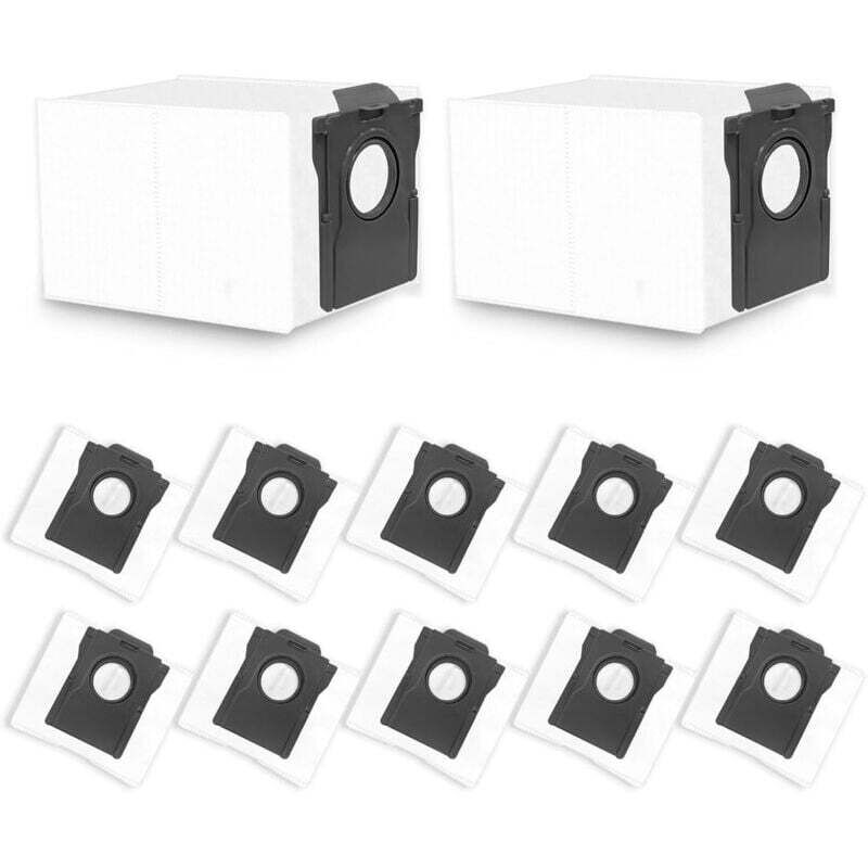 12 Staubbeutel kompatibel mit Dreame X40 X50 L40 L40s Pro Ultra / D10 Plus Gen 2 / L10s Ultra Gen 2 / L10s Pro Ultra Heat / L10s Plus, für Mova E30 /