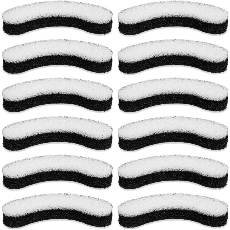 12 Stück Katzen-Trinkbrunnen-Schwammfilter, weiche Katzen-Trinkbrunnenfilter, Katzen-Springbrunnenfilter für klaren Hunde-Trinkbrunnen,