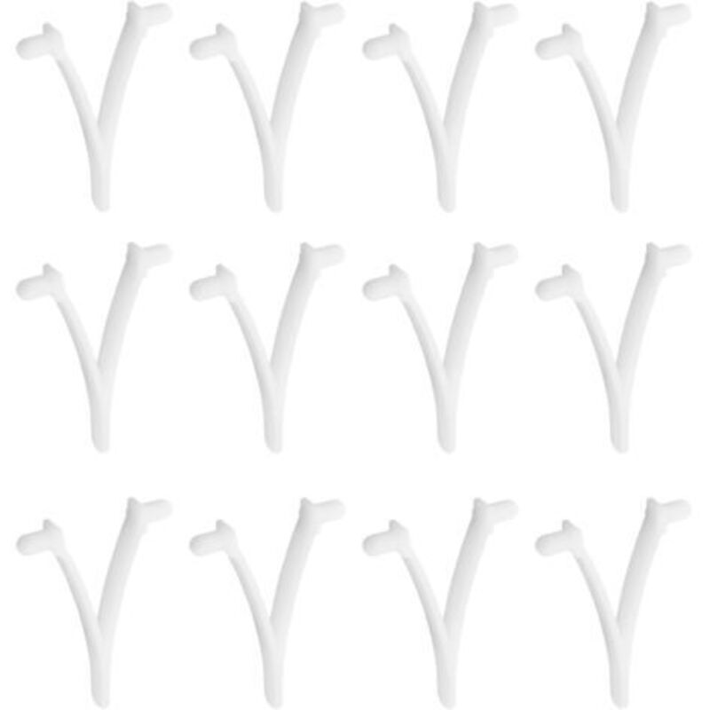 12 Stück Pool Versorgungs Schmetterling v Clip für Pool Spa Bürste Blatt Rechen Blatt Skimmer Saugkopf für Poolreinigung