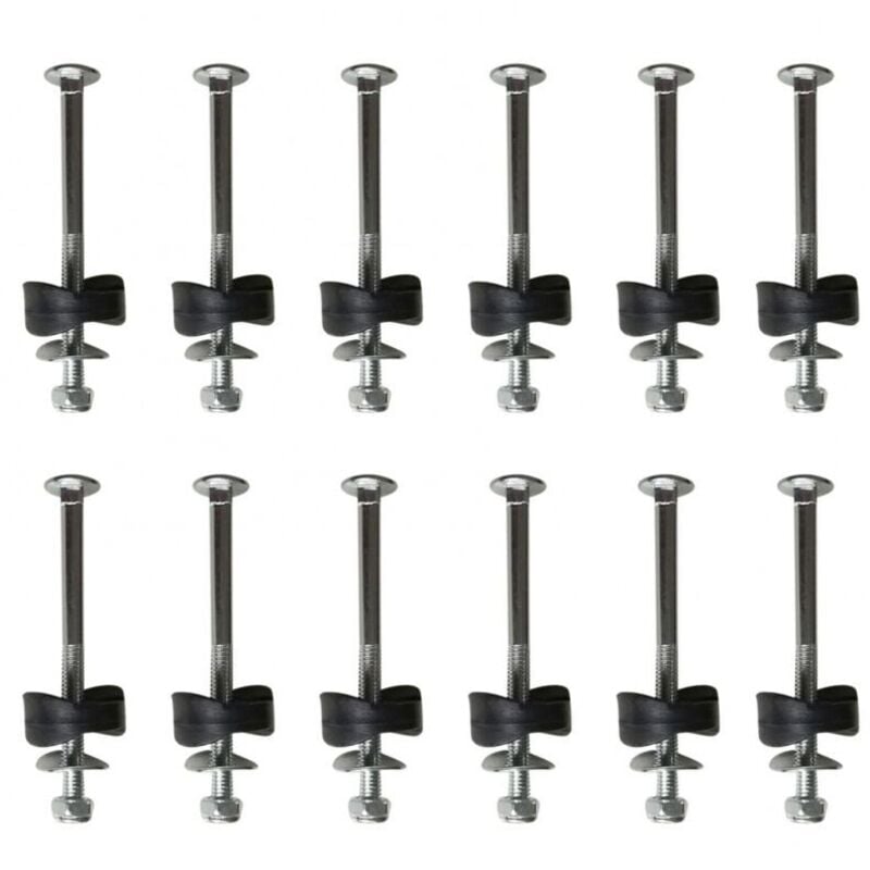 12 Stück Trampolinmattenabdeckungen mit Trampolin-Befestigungsschrauben Ymyny Trampolin-Ersatzzubehör