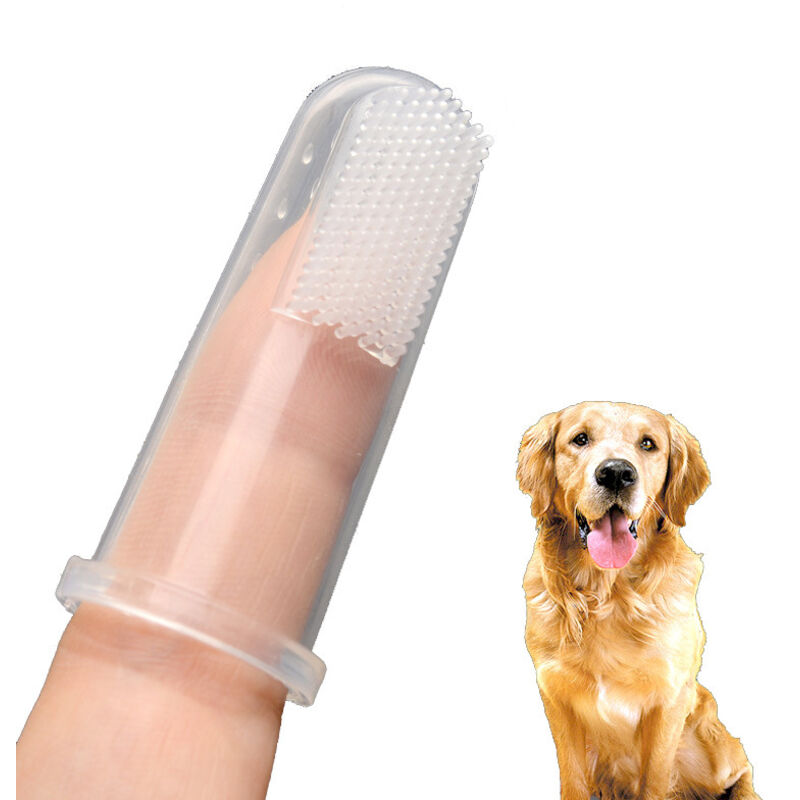 12 Stück weiche Silikon-Zahnbürsten für Haustiere, Hundezahnbürste, Katzenzahnbürste, Zahnreiniger für Haustiere