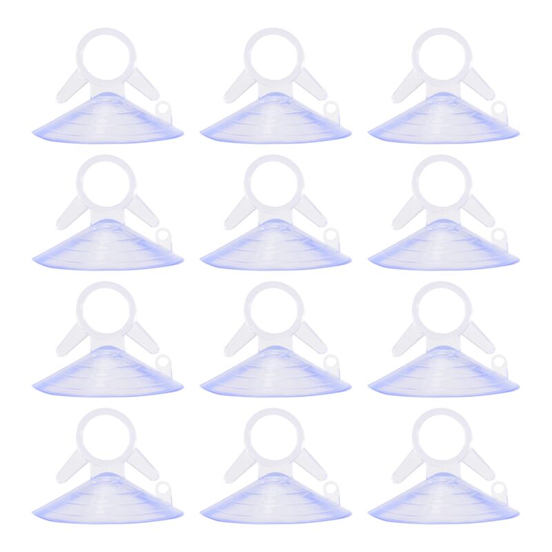 12 StüCke Luft Pflanzen StäNder, Vakuum Saugen NäPfe für Aquarien mit Schlaufen Pflanzen, die ein Glas Wind Schutz Scheiben Fliesen Usw. HäNgen