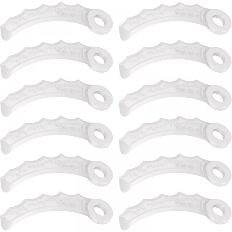 12-teilige Kunststoffklinge, kompatibel mit Makita 198383-1 und 198426-9, Makita DUR189RF Fadenschneider, UR100DZ, DUR191LZX3, DUR181Z, DUR192LZ,